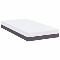 Matras Wit en Grijs 80 x 160 cm Jacquard stof 5