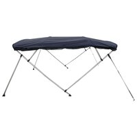 Biminitop 4 bogen met mesh zijwanden 243x(230-244)x137 cm 8