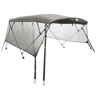 Biminitop 4 bogen met mesh zijwanden 243x(230-244)x137 cm 2