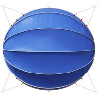 Zwembadoverkapping Groen 546 x 516 x 250 cm 185T polyester met PU-coating 11