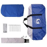 Zwembadoverkapping Groen 592 x 590 x 275 cm 185T polyester met PU-coating 12