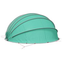 Zwembadoverkapping Blauw 592 x 590 x 275 cm 185T polyester met PU-coating 6