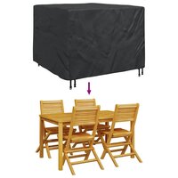 Tuinsethoes Zwart 135 x 135 x 90 cm 420D Oxford stof 9