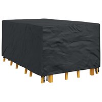 Tuinsethoes Effen Zwart 143 x 225 x 90 cm 420D 3