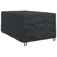Tuinsethoes Effen Zwart 143 x 225 x 90 cm 600D 2