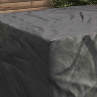 Tuinsethoes Effen Zwart 180 x 120 x 74 cm 210D 4