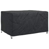 Tuinsethoes Effen Zwart 180 x 140 x 90 cm 420D 7