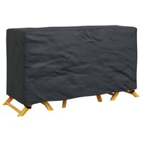 Tuinsethoes Effen Zwart 180 x 70 x 90 cm 210D 3