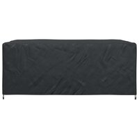 Tuinsethoes Effen Zwart 270 x 180 x 90 cm 210D 6