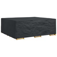 Tuinsethoes Effen Zwart 300 x 250 x 70 cm 210D 3
