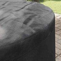 Tuinsethoes Zwart 128 x 128 x 71 cm 210D Oxford Stof 4