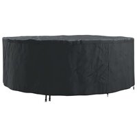 Tuinsethoes Zwart 244 x 244 x 71 cm 210D Oxford Stof 2