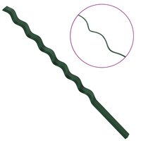 Plantondersteuning 50 pcs Groen 170 x 0,6 x 0,6 cm Staal 8