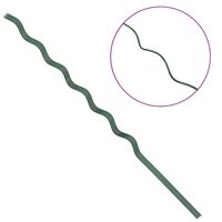 Plantondersteuning 5 pcs Groen 150 x 0,6 x 0,6 cm Staal 8