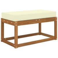 Buiten Zitkussen Cr&egrave;me 80 x 40 x 8 cm 100% Polyester 3