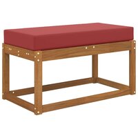 Buiten Zitkussen Wijnrood 80 x 40 x 8 cm 100% Polyester 3