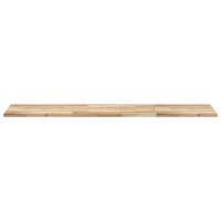 Wastafelblad 160x40x2 cm onbehandeld massief acaciahout 3