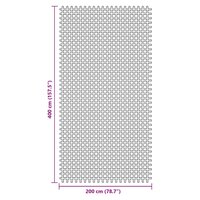 Tenttapijt 4x2 m antracietkleurig 7