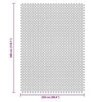 Tenttapijt 3x2,5 m blauw 7
