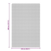 Tenttapijt 4x2,5 m blauw 7