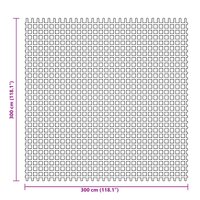 Tenttapijt 3x3 m blauw 7
