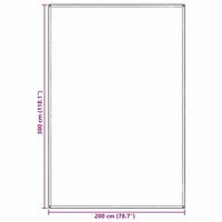 Tenttapijt Blauw en Grijs 300 x 200 cm Polyetheen 9