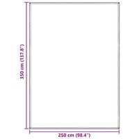 Tenttapijt Blauw en Grijs 350 x 250 cm Polyetheen 9