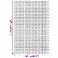 Tenttapijt Groen 300 x 200 cm Polyester 7