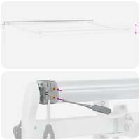 Elektrisch Uittrekbaar Zonnescherm Multikleur 400 &times; 300 cm 10
