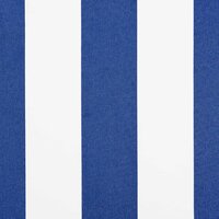 Elektrisch Uittrekbaar Zonnescherm Blauw en Wit 3,5 x 2 m 9