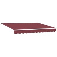 Elektrisch Uittrekbaar Zonnescherm Bordeauxrood 3,5 x 2 m 3