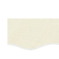 Vervangingsdoek voor luifelrok gestreept 4 m cr&egrave;mekleurig 4