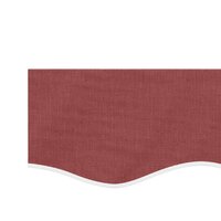 Vervangingsdoek voor luifelrok gestreept 3 m bordeauxrood 4