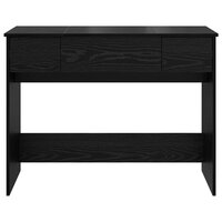 Kaptafel met lade Zwart Eiken 100 x 45 x 76 cm 7