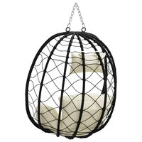 Egg hangstoel Cr&egrave;mewit 91,5 x 54,5 x 107 cm poly rattan 7