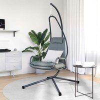 Egg hangstoel Antraciet 94 x 107 x 196,5 cm Staal 3