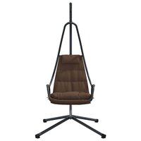 Egg hangstoel Koffiebruin 94 x 107 x 196,5 cm Staal 5