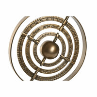 Wereldbol Home ESPRIT Gouden Vintage 30 x 20 x 30 cm 3