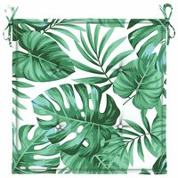 Stoelkussens 2 st bladpatroon 40x40x4 cm stof 5