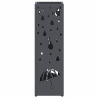 Paraplustandaard Antraciet 15,5 x 15,5 x 49 cm Metaal 4