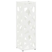 Paraplustandaard met opslag Wit 15,5 x 15,5 x 49 cm Metaal 2