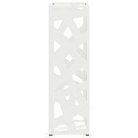 Paraplustandaard met opslag Wit 15,5 x 15,5 x 49 cm Metaal 4