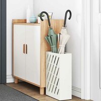 Paraplustandaard Wit 28 x 12 x 41 cm Staal 3
