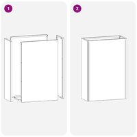 Paraplustandaard Antraciet 28 x 12 x 41 cm Staal 7