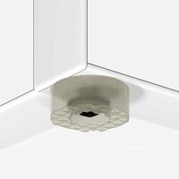 Paraplustandaard met opslag Wit 25 x 24,5 x 64 cm Bewerkt hout 9
