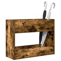 Paraplustandaard Gerookt eiken 65 x 24 x 50 cm Bewerkt hout 3