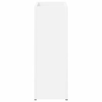 Paraplustandaard met opslag Wit 40 x 20 x 55,5 cm Bewerkt hout 6