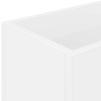 Paraplustandaard met opslag Wit 40 x 20 x 55,5 cm Bewerkt hout 8