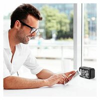 Wekkerradio ELBE RD-668 Zwart 4,4" 8