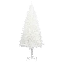 Kunstkerstboom met levensechte naalden 120 cm wit 2